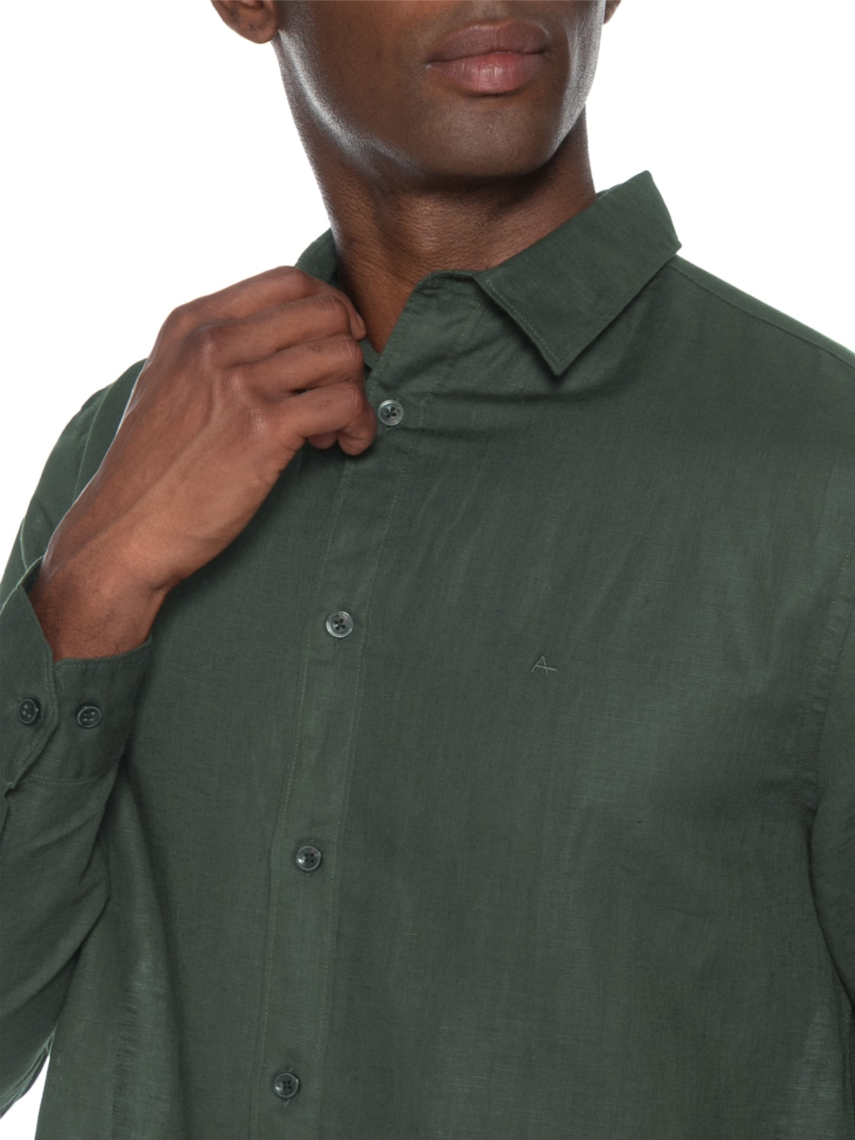 Camisa Masculina Regular Lausanne Verde Aramis