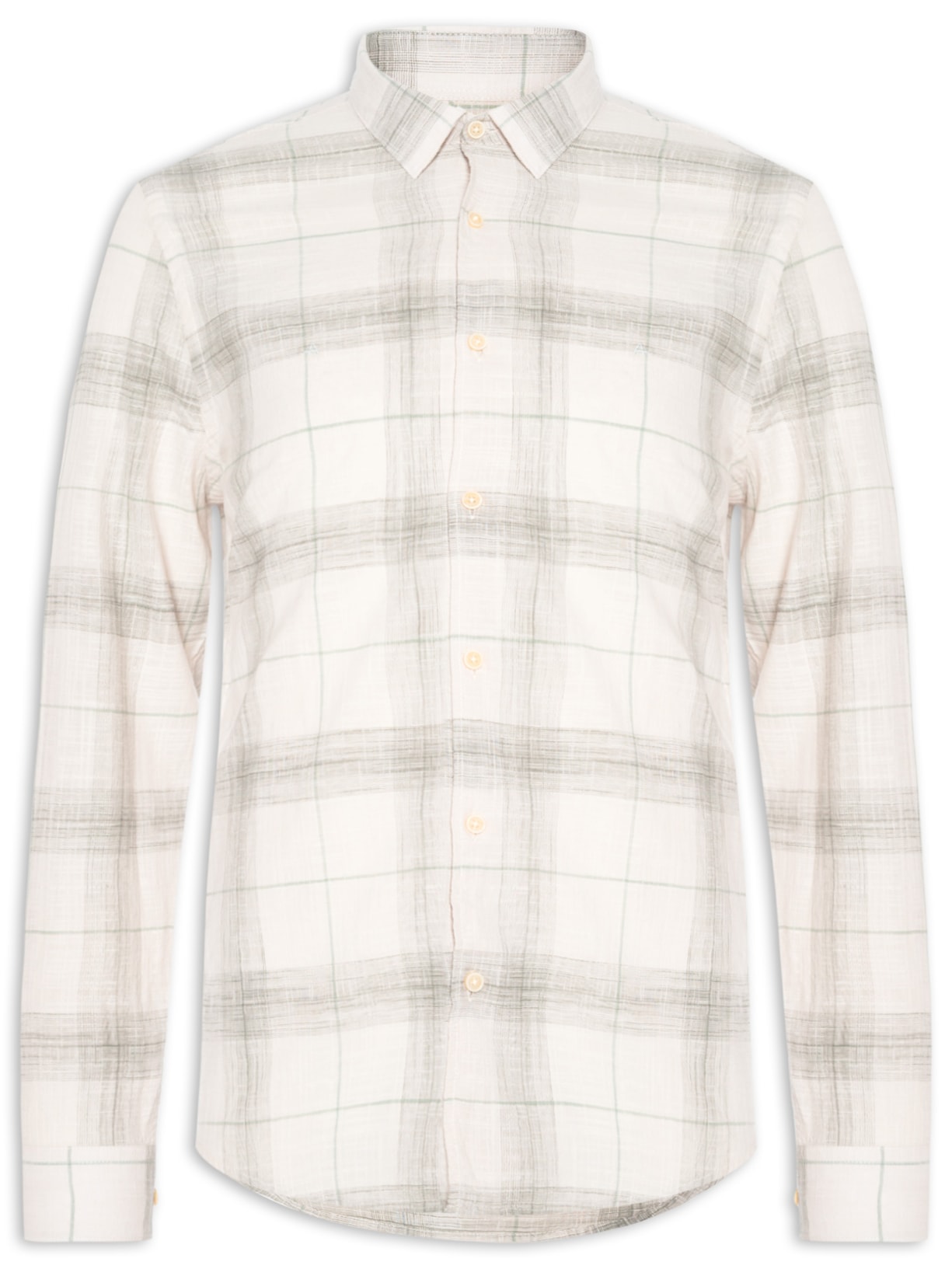 Camisa Masculina Regular Maxi Xadrez Verde Aramis