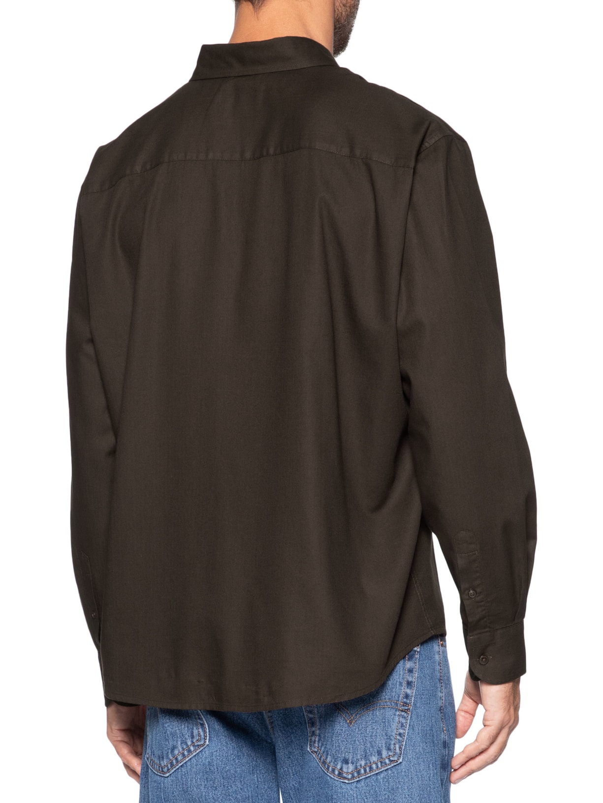 Camisa Masculina Relaxed Fit Authentic Button Down Marrom Levi's