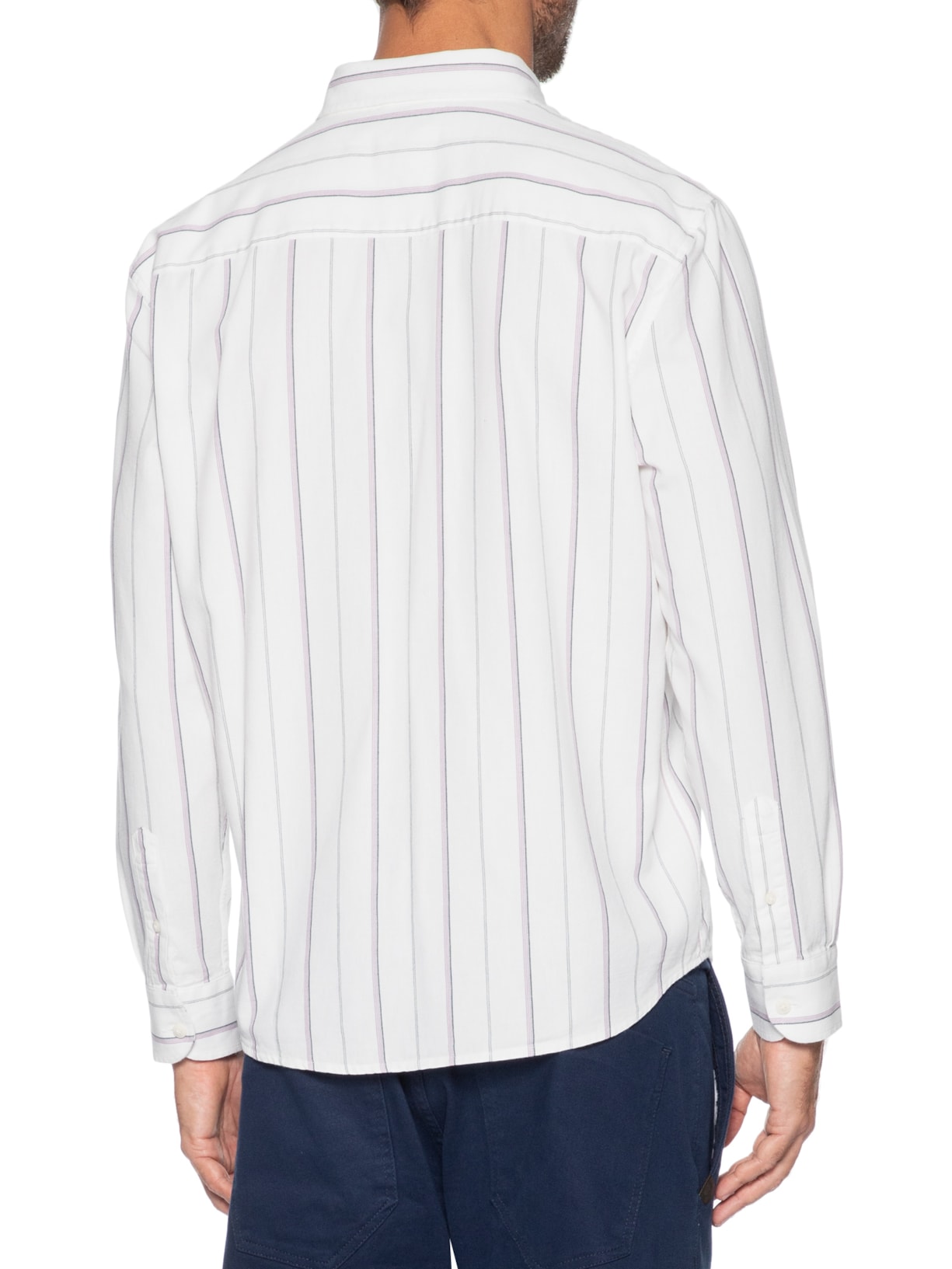 Camisa Masculina Relaxed Fit Authentic Button Down Off White Levi's