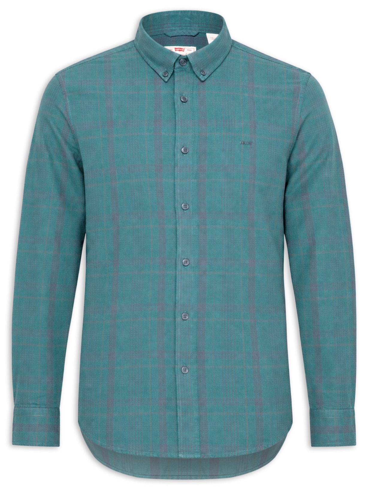 Camisa Masculina Relaxed Fit Authentic Button Down Verde Levi's