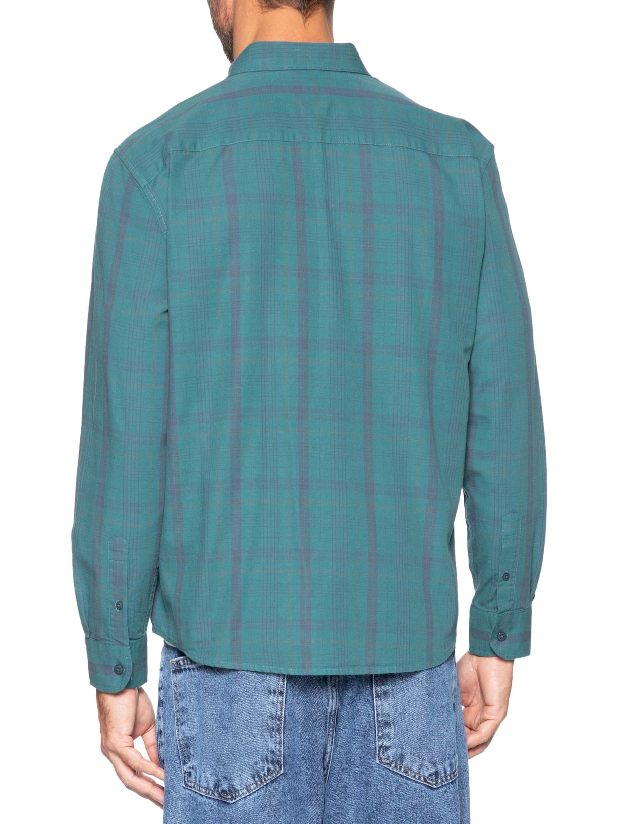 Camisa Masculina Relaxed Fit Authentic Button Down Verde Levi's