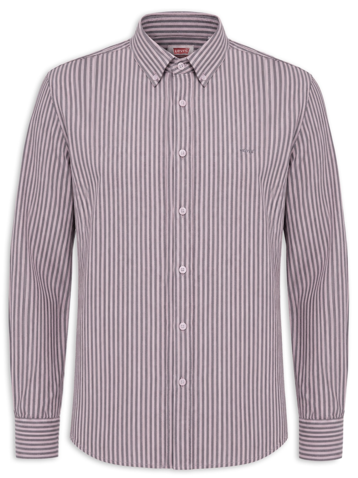 Camisa Masculina Relaxed Fit Authentic Oxford Roxo Levi's
