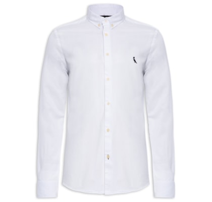 Camisa Masculina Reserva Sport Oxford - Branco