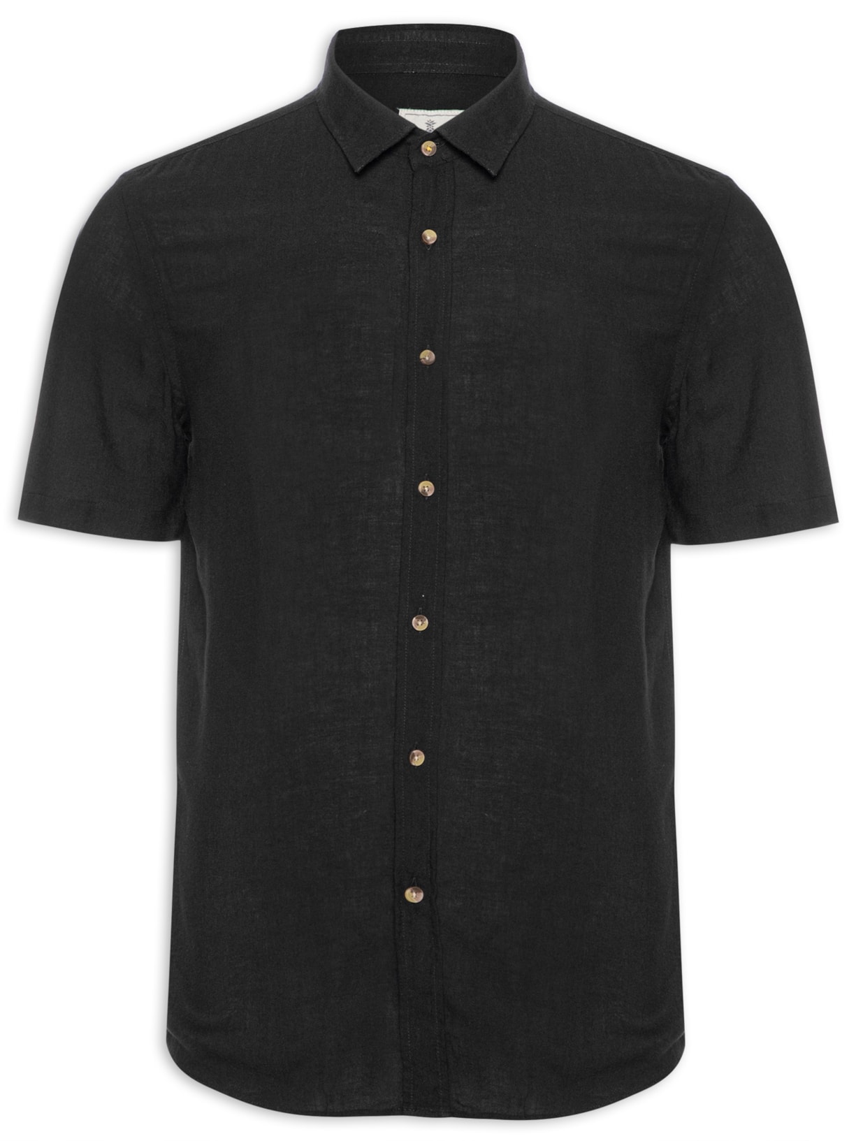 Camisa Masculina Resort - Preto