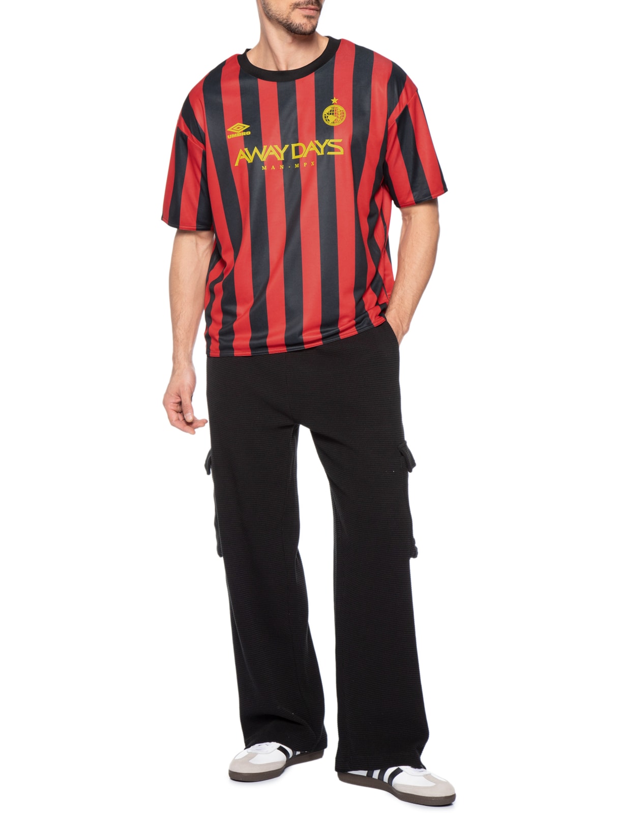 Camisa Masculina Reversible Jersey – Vermelho Umbro