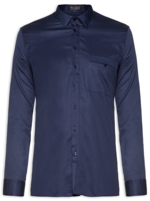 Camisa Masculina Revo Social - Azul