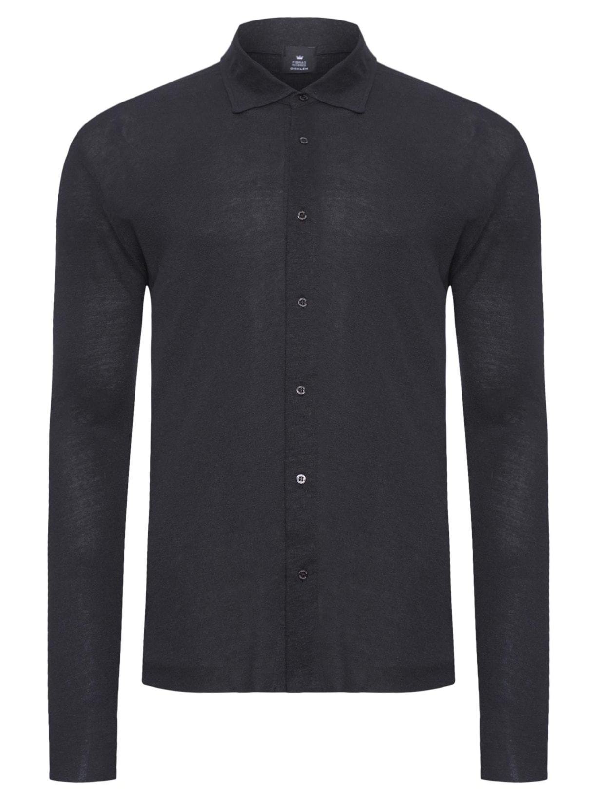 Camisa Masculina Rustic Pesponto Preto Osklen