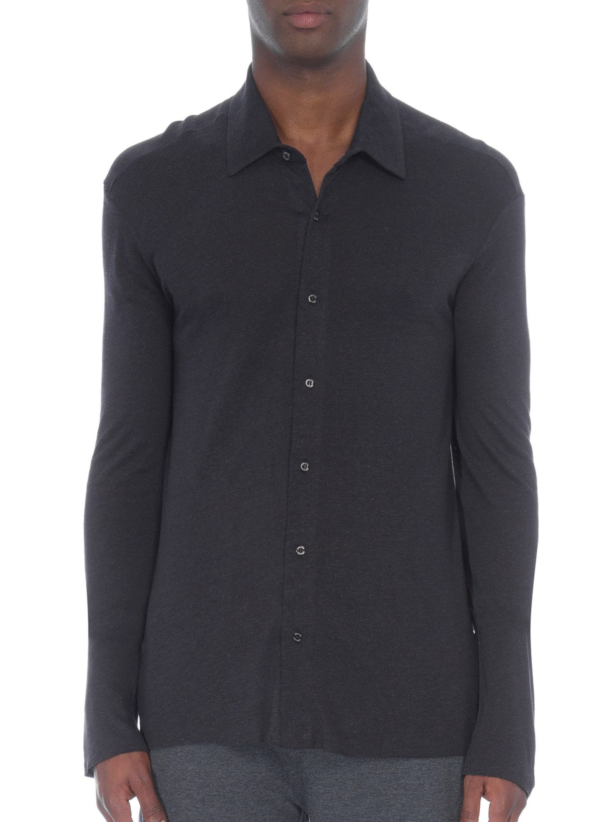 Camisa Masculina Rustic Pesponto Preto Osklen