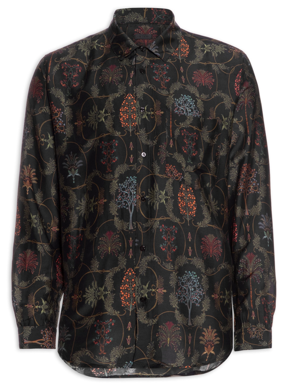 Camisa Masculina Semente Dark Manga Longa - Preto