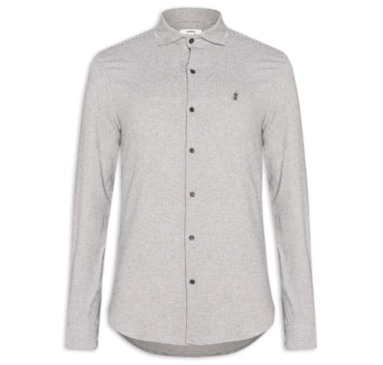 Camisa Masculina Setas Bicolor – Bege