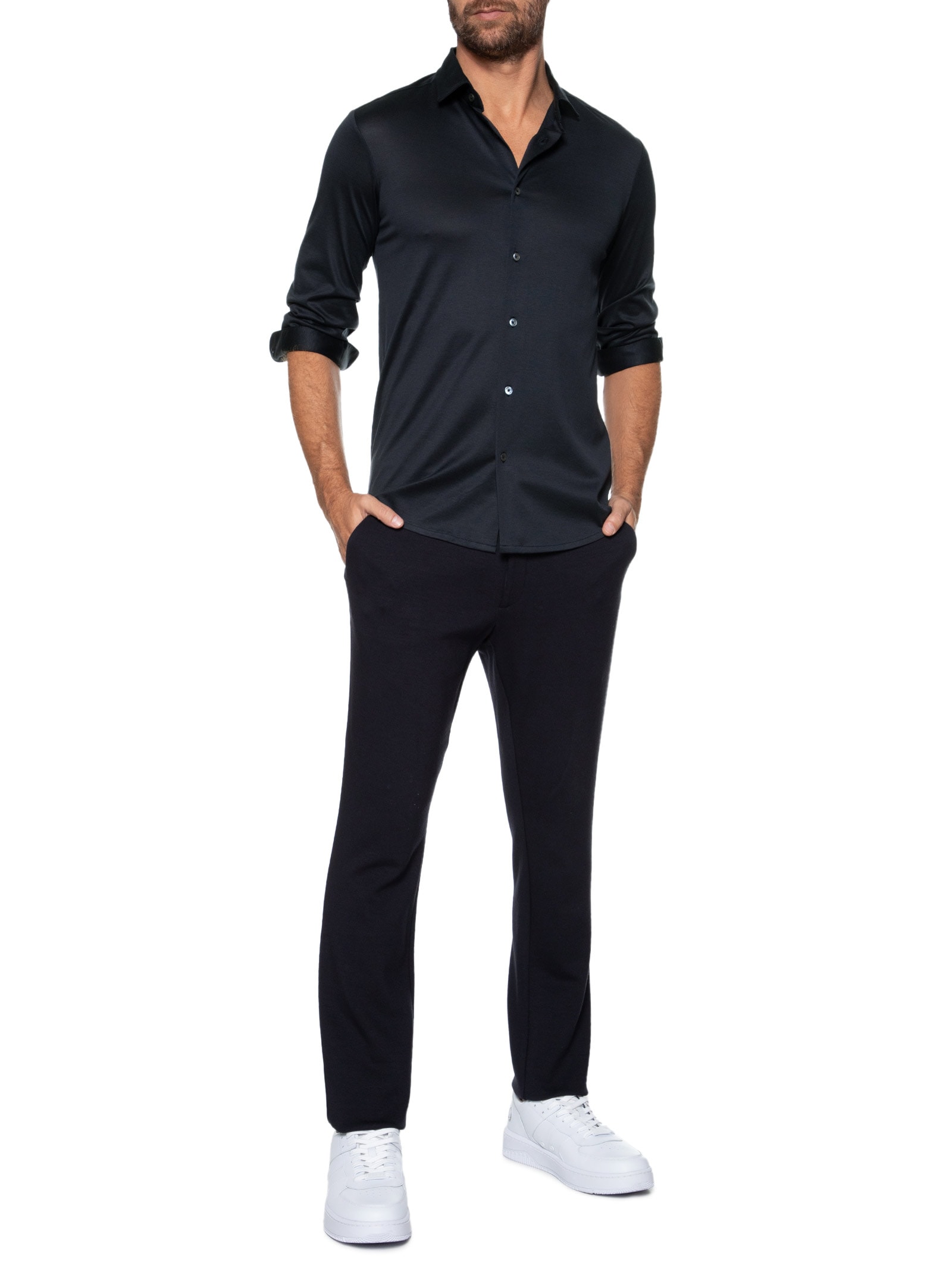 Emporio Armani - Camisa Masculina Shirt - Azul