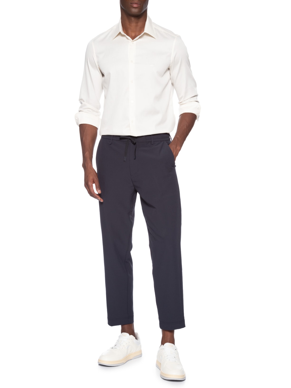 Camisa Masculina Shirt Branco Emporio Armani