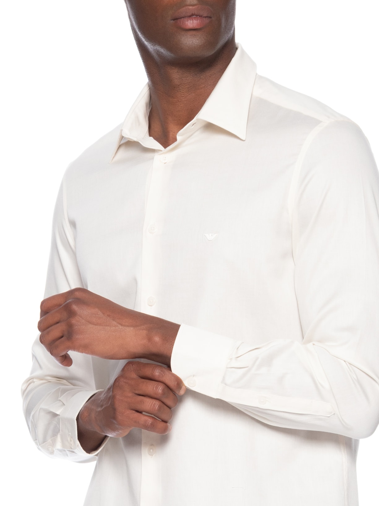 Camisa Masculina Shirt Branco Emporio Armani