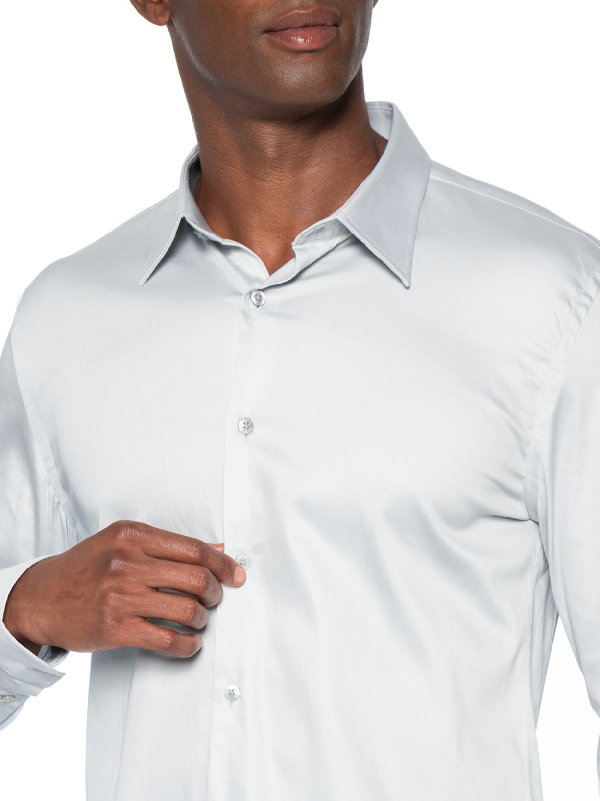Camisa Masculina Silver – Cinza Sergio K