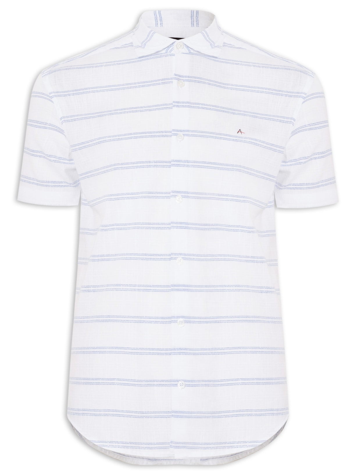 Camisa Masculina Sl Flame Listrado Out - Branco