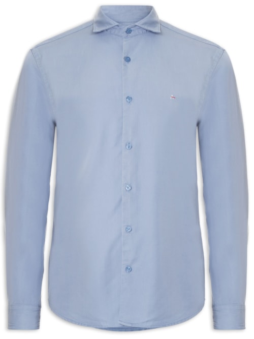 Camisa Masculina Sl Liocel Lisa Out - Azul