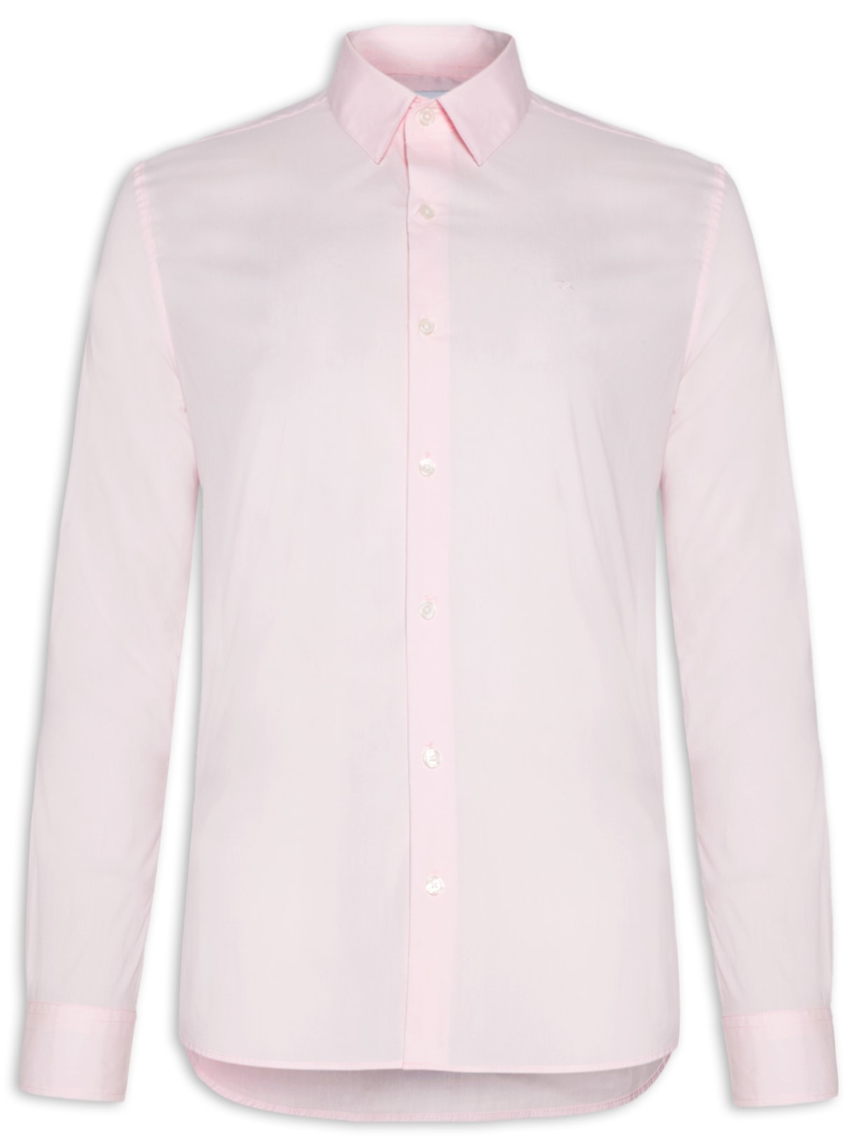 Camisa Masculina Slim Cannes Básica Essential - Rosa
