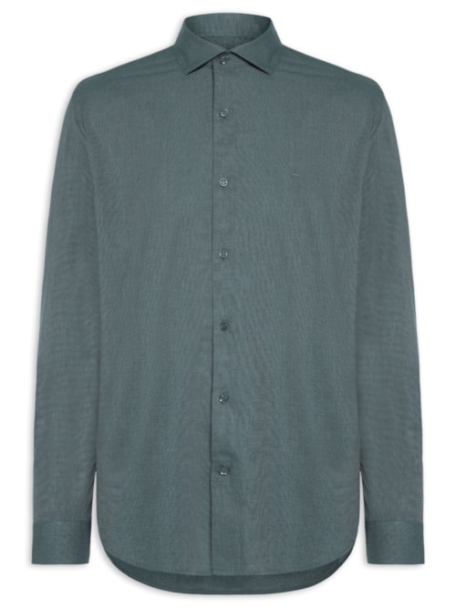 Camisa Masculina Slim Fit Fila Fil Antilia - Verde