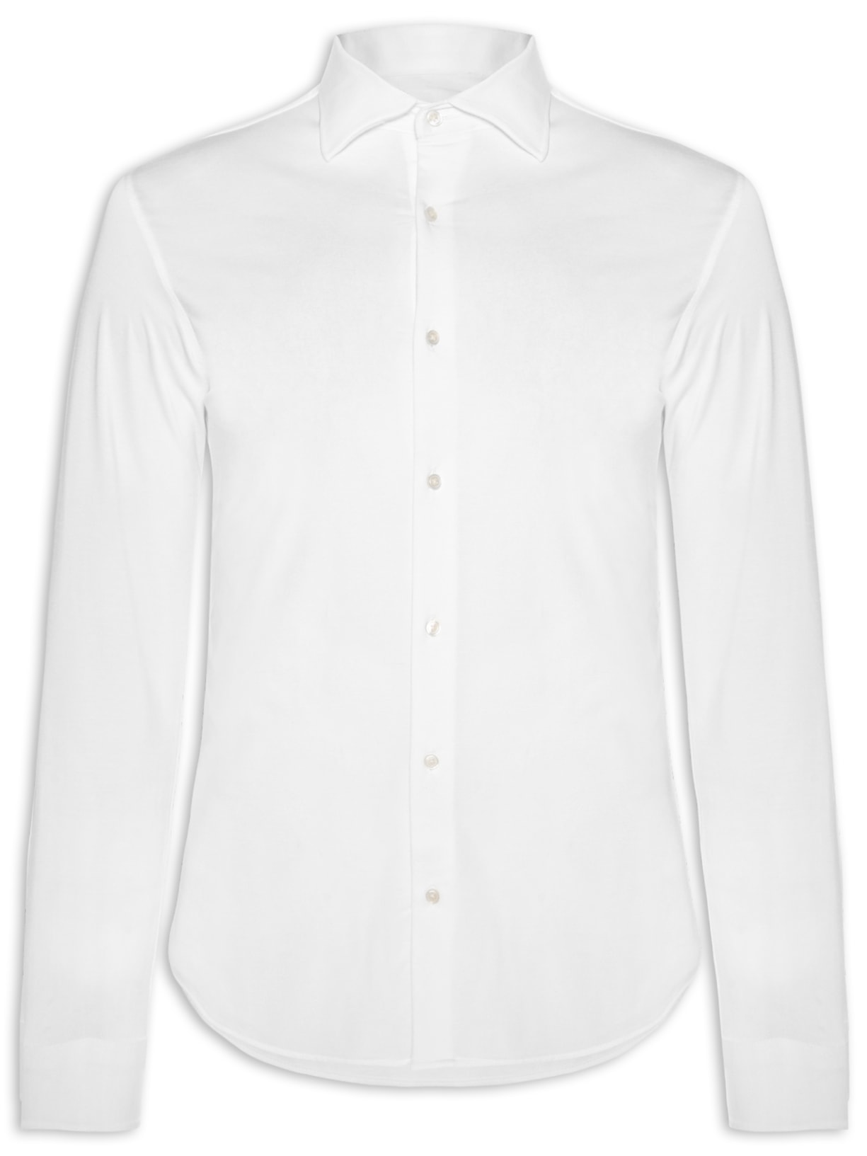 Camisa Masculina Slim Fit Malha Tech Branco '2 Essential