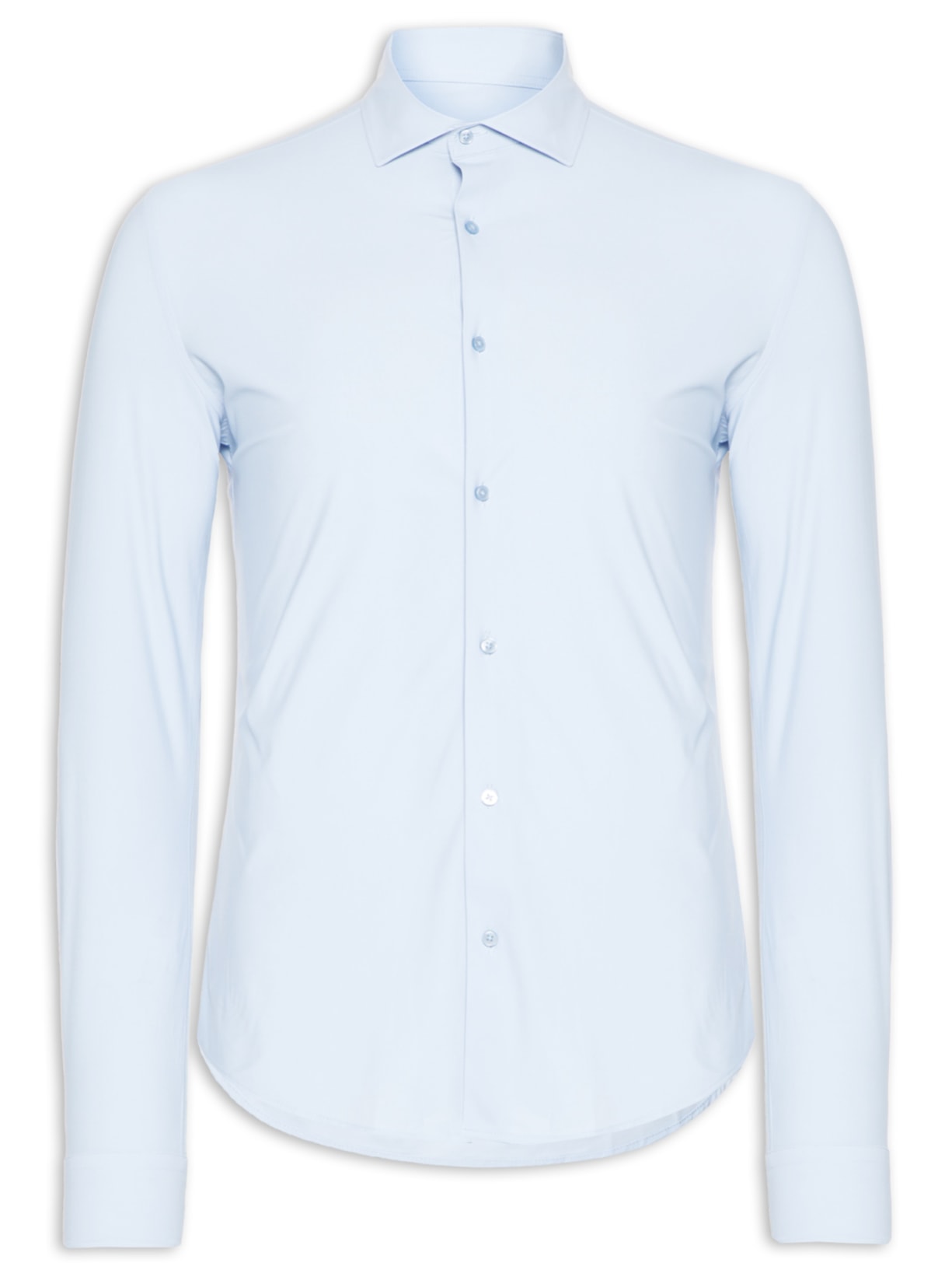 Camisa Masculina Slim Fit Malha Tecnológico Azul '2 Essential