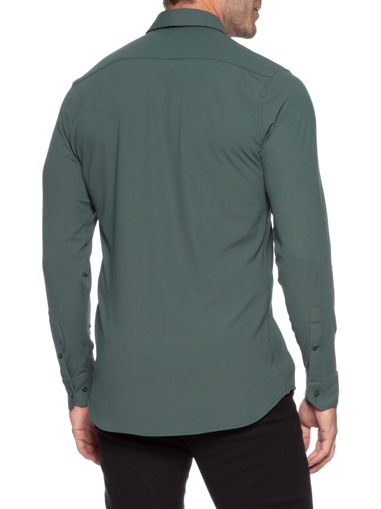 Camisa Masculina Slim Fit New Bold R+ Verde Urban