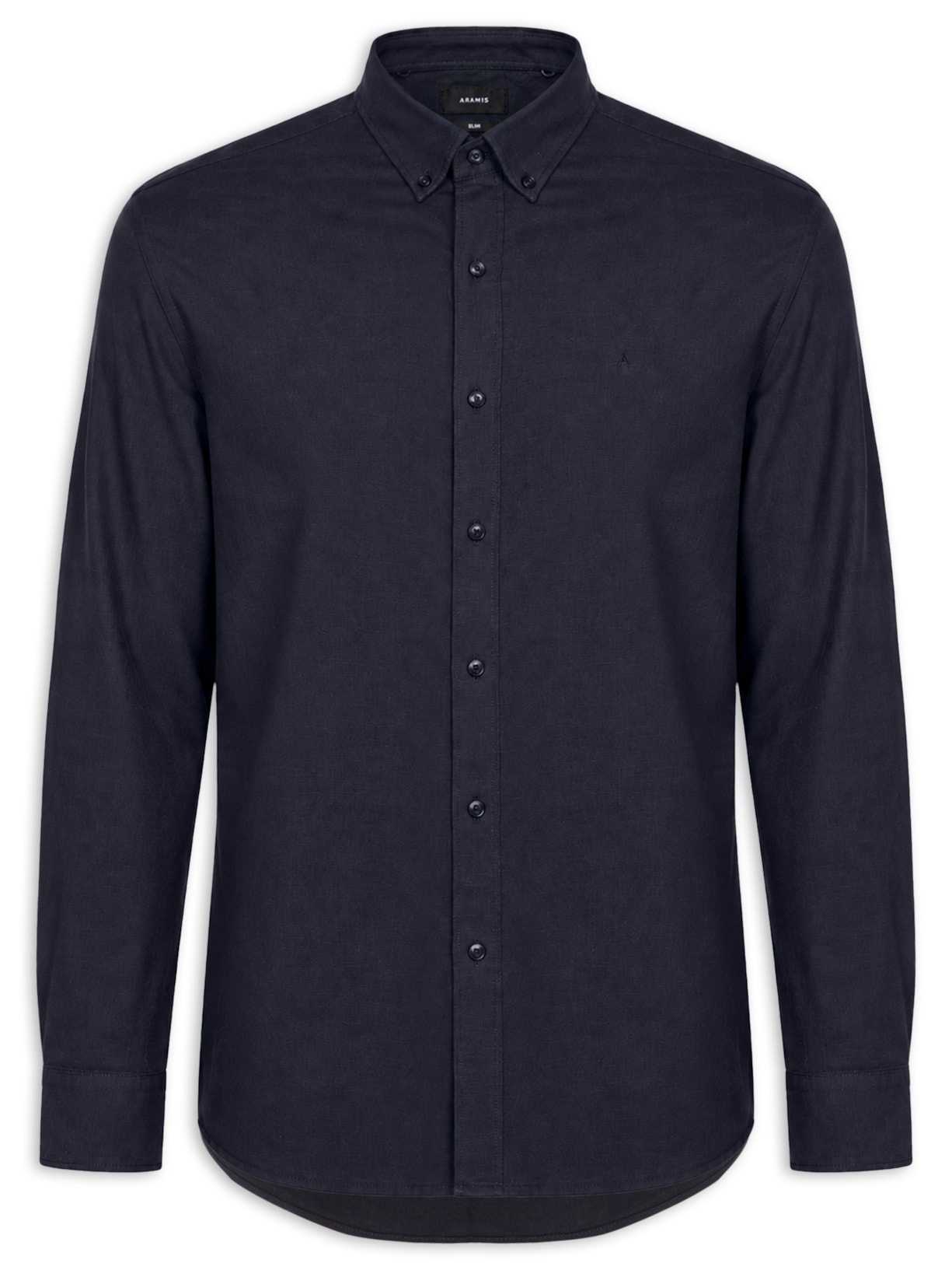 Camisa Masculina Slim Fit Oxford Planalt Bndw - Azul