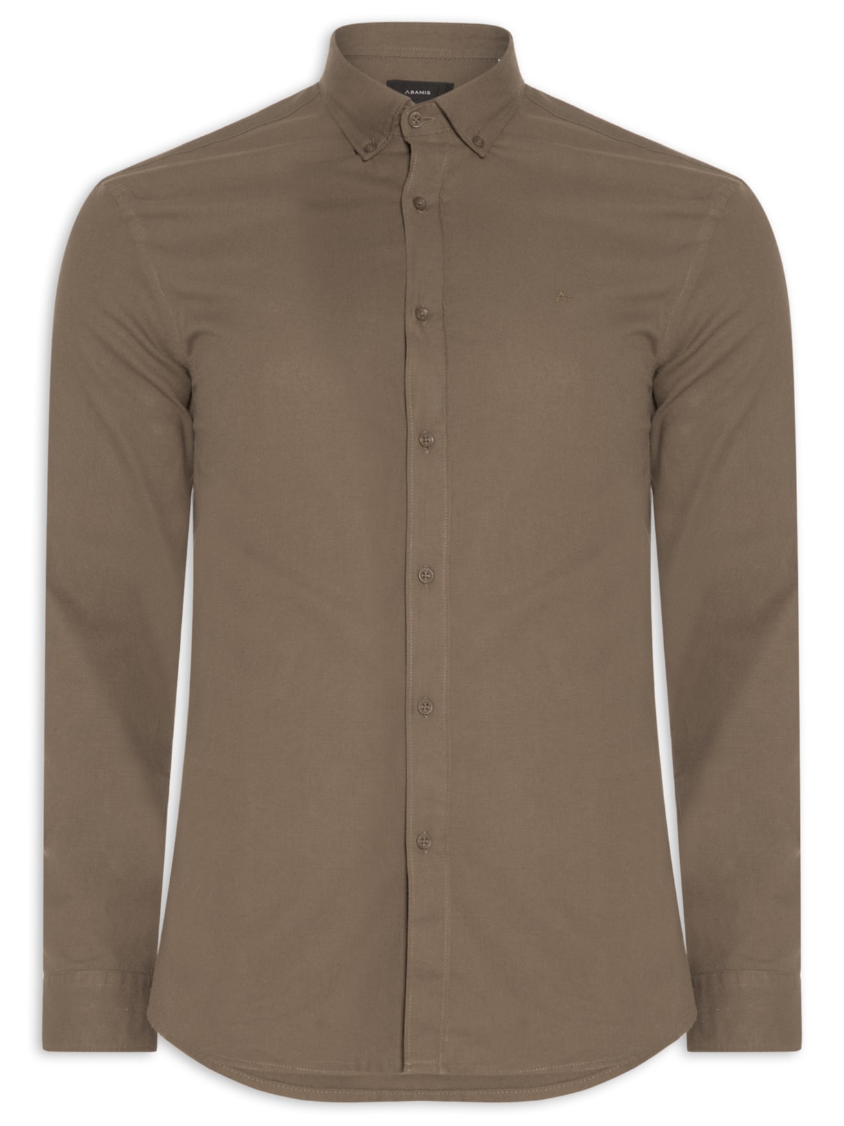 Camisa Masculina Slim Fit Oxford Planalto BNDW – Marrom