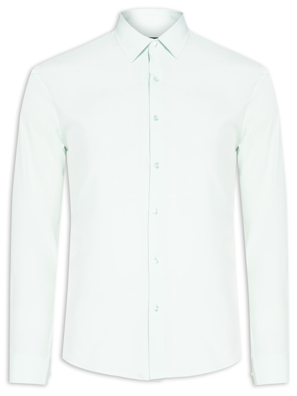 Camisa Masculina Slim Fit Social - Verde