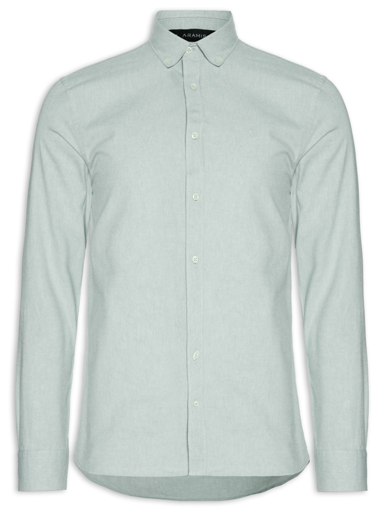 Camisa Masculina Slim Oxford Planalto Bdnm - Verde