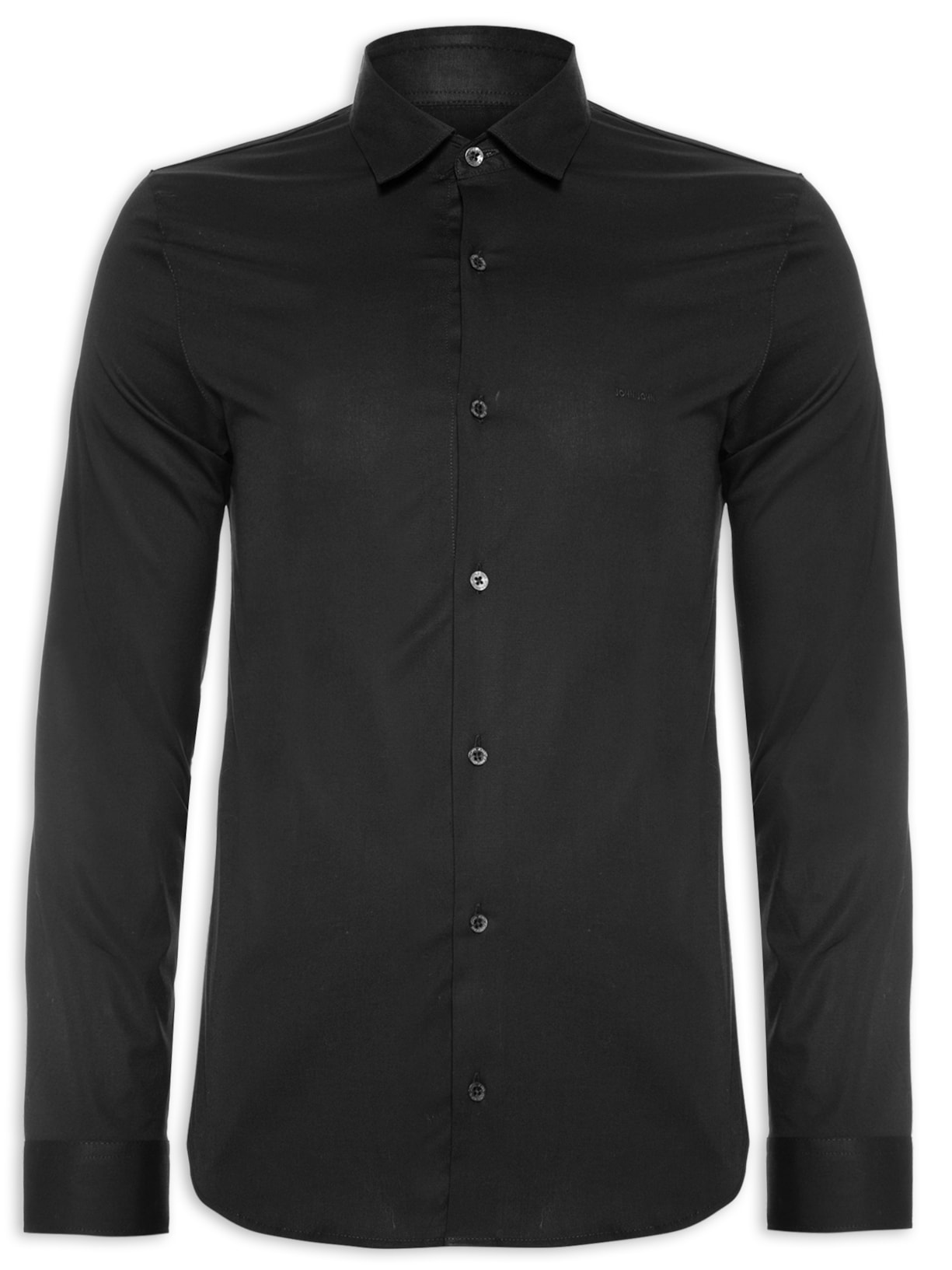 Camisa Masculina Slim - Preto
