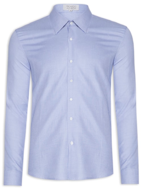 Camisa Masculina Social - Azul