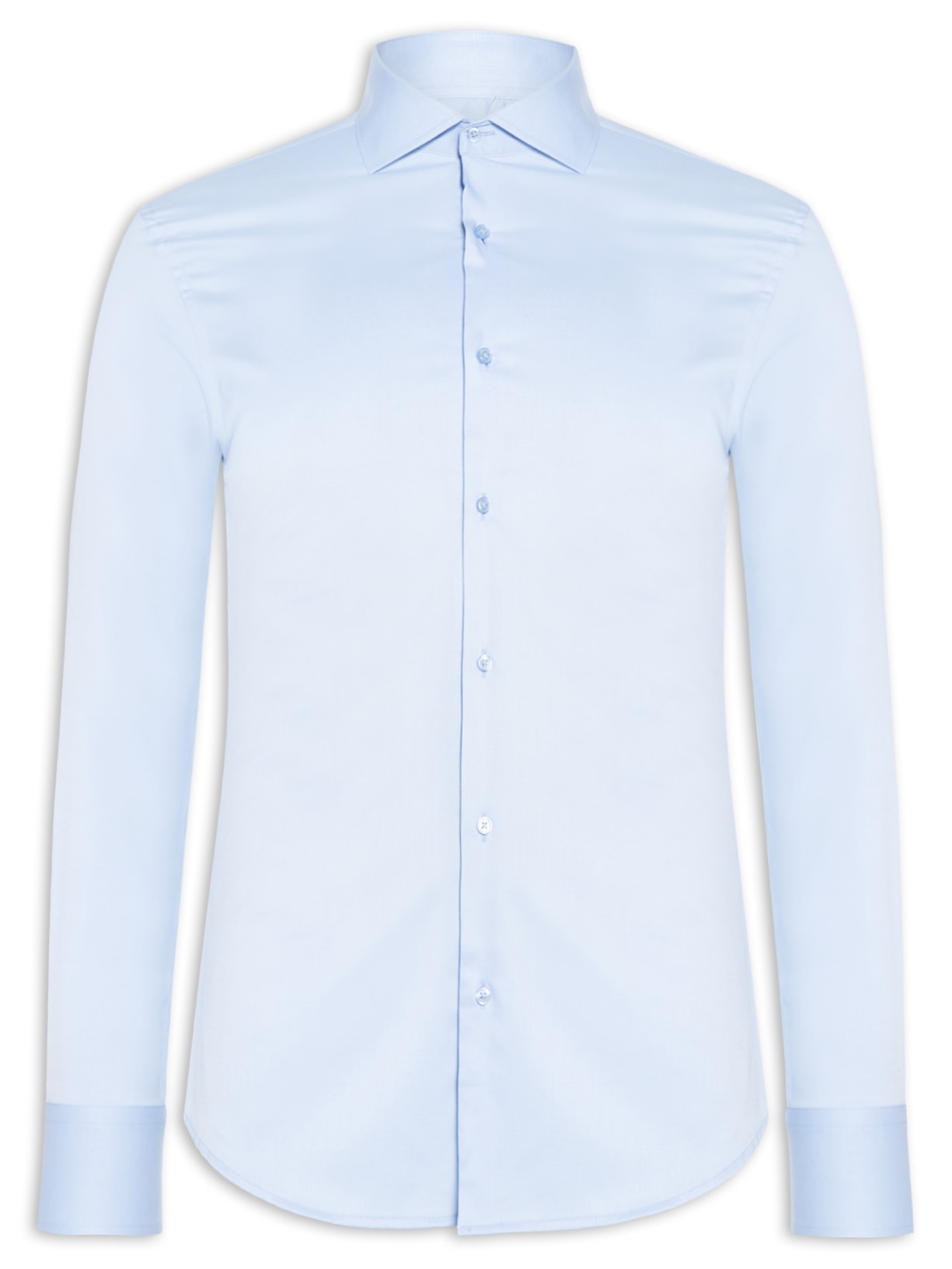 Camisa Masculina Social Bambu e Seda - Azul