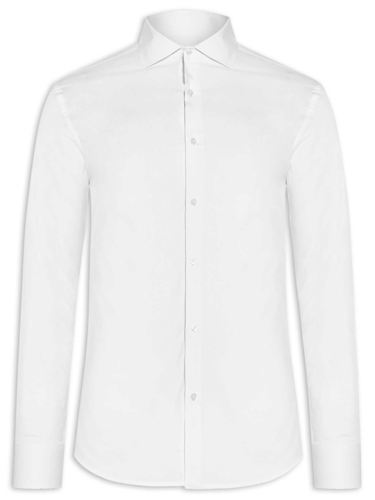Camisa Masculina Social Bambu e Seda - Branco