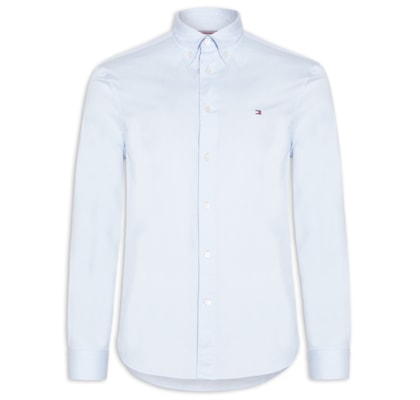 Camisa Masculina Social Básica Regular Fit Popline - PrAzuleto