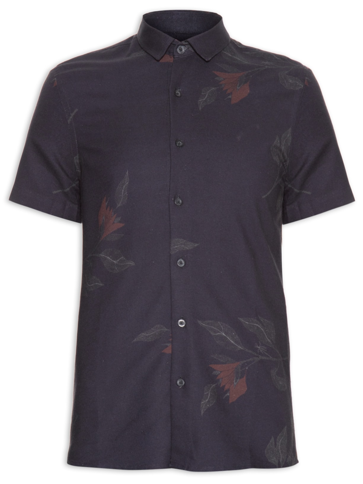 Camisa Masculina Social Dark Wild - Preto