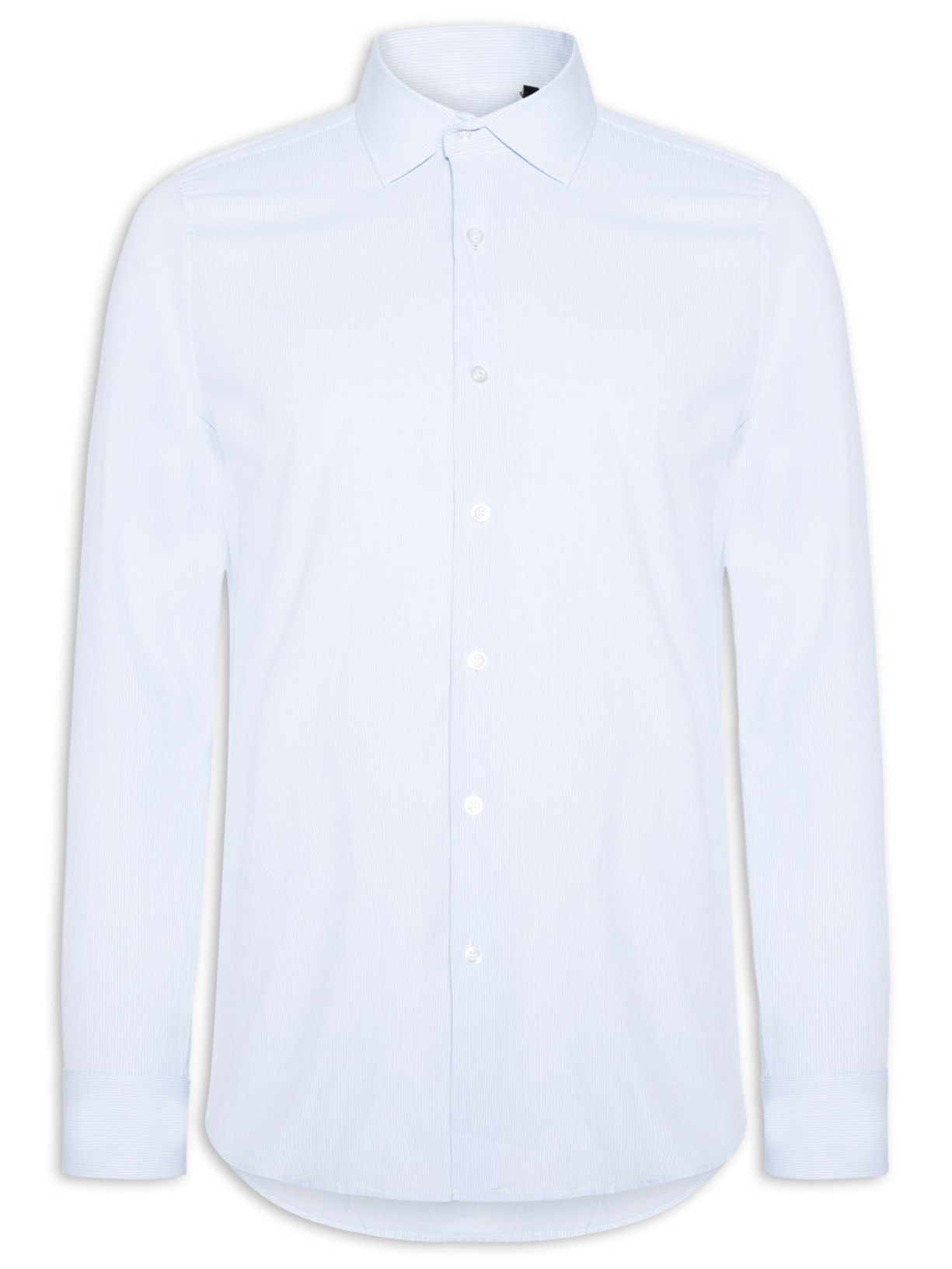 Camisa Masculina Social Fio Tinto Azul '2 Essential