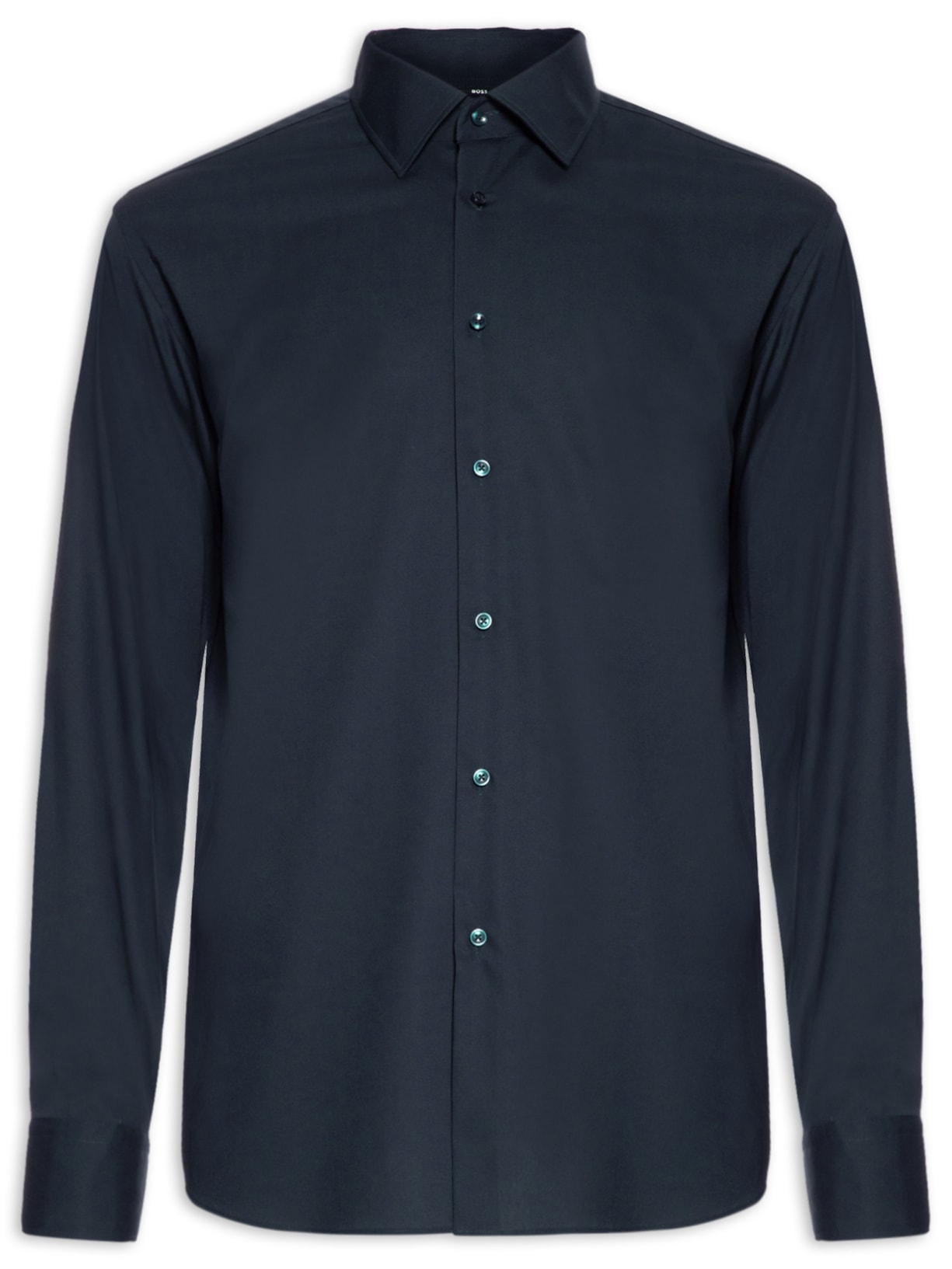 Camisa Masculina Social Joe Kent Azul Boss