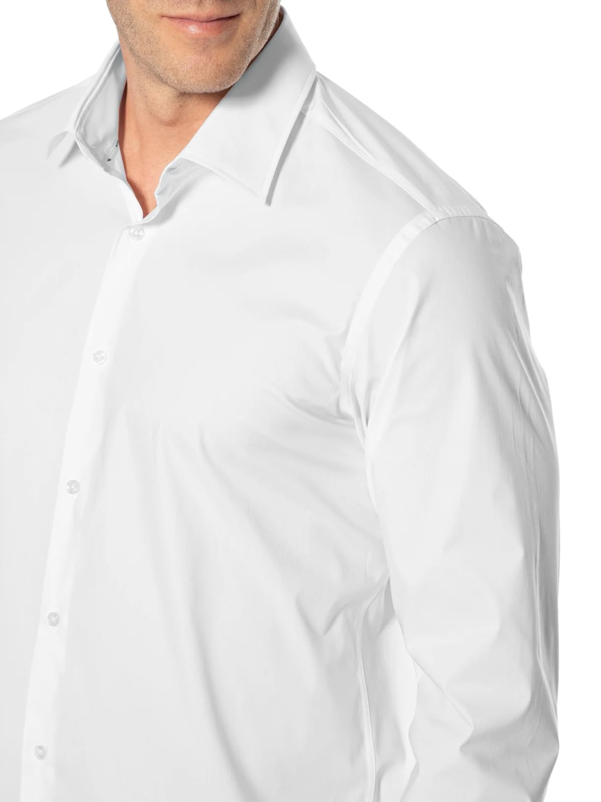 Camisa Masculina Social Joe Kent Branco Boss