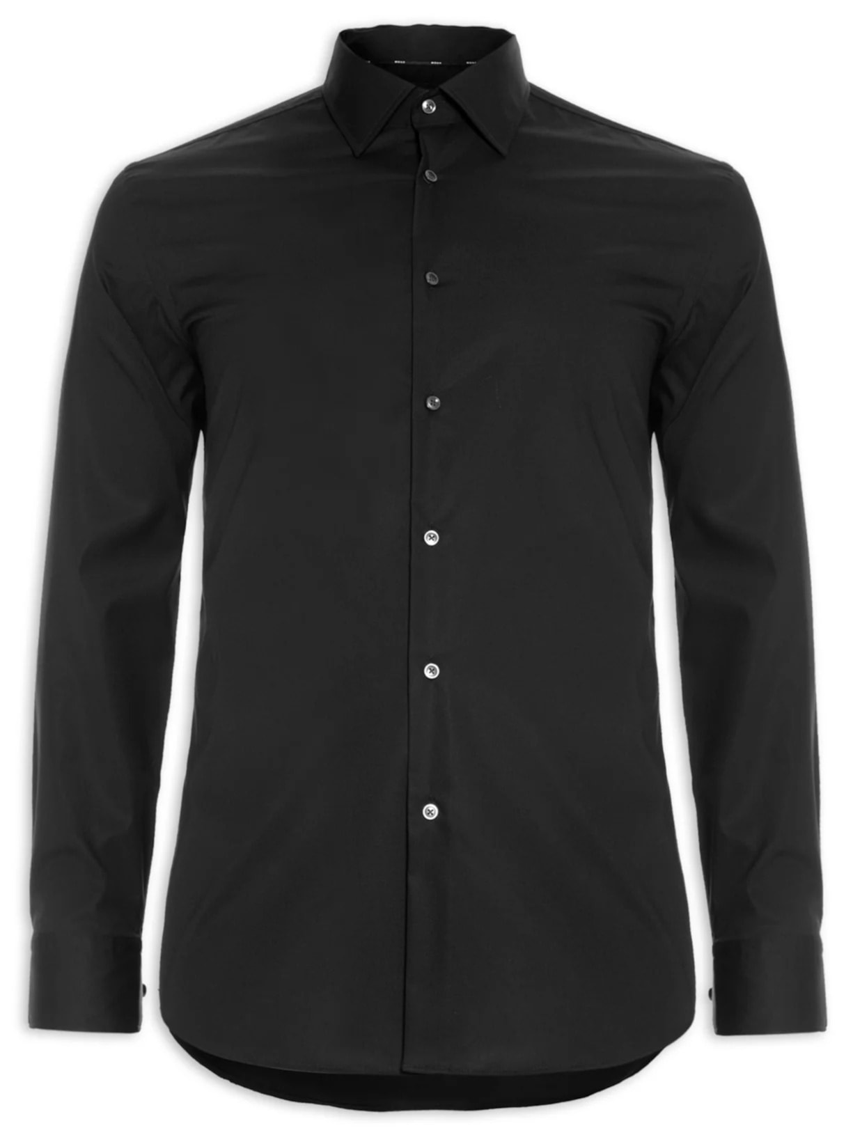 Camisa Masculina Social Joe Kent Preto Boss