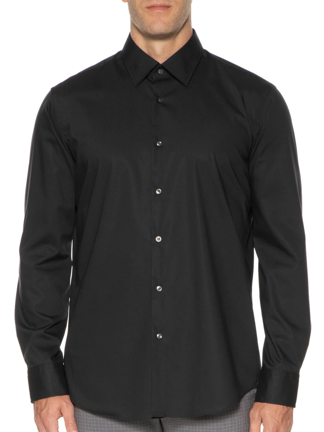 Camisa Masculina Social Joe Kent Preto Boss