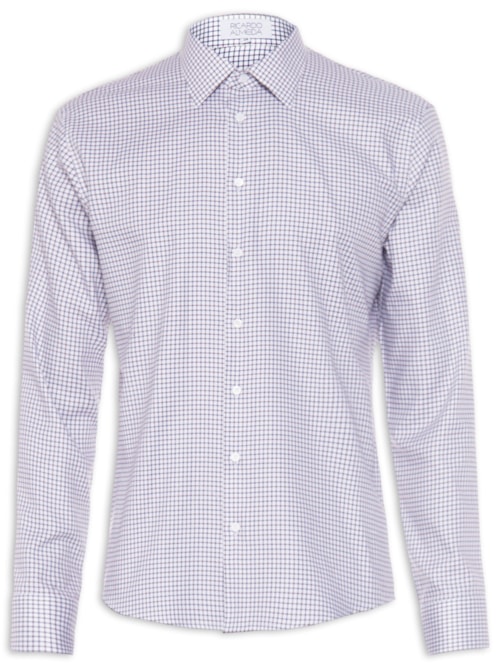 Camisa Masculina Social Manga Longa - Branco