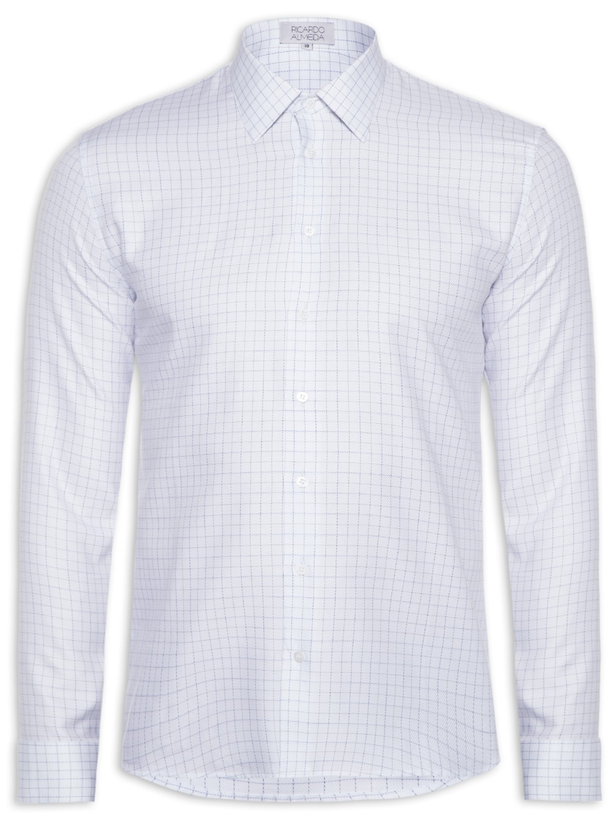 Camisa Masculina Social Manga Longa - Branco