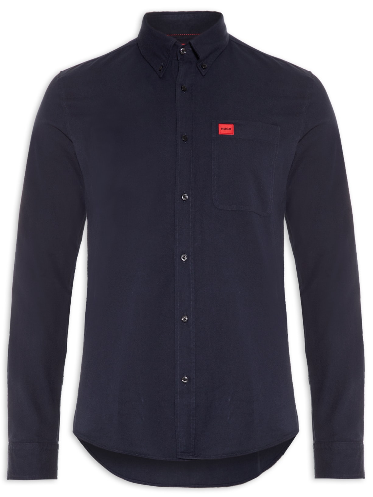 Camisa Masculina Social Manga Longa Evito - Azul