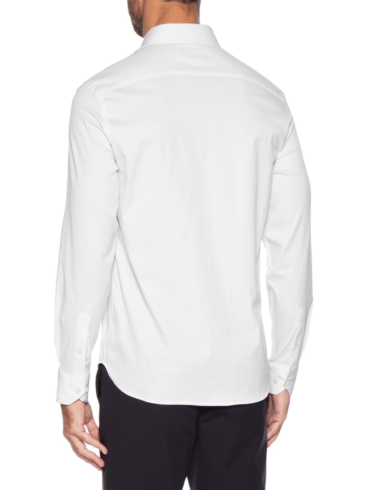 Camisa Masculina Social Manga Longa Paris Branco Oficina Reserva