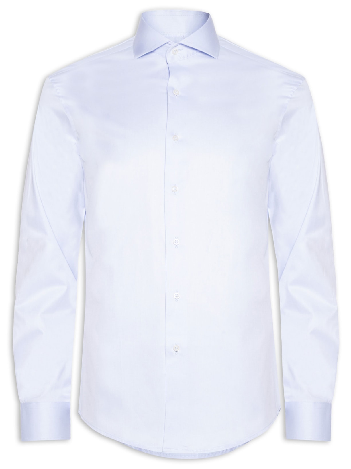 Camisa Masculina Social Pima Cotton Manga Longa - Azul