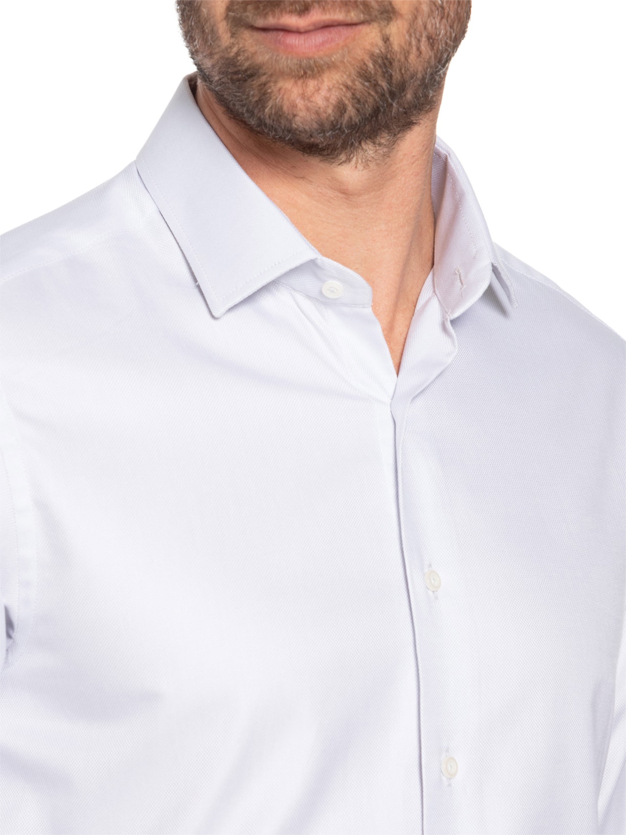 Camisa Masculina Social Pima Cotton Manga Longa Cinza Paramount Alfaiataria