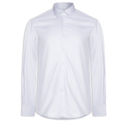 Camisa Masculina Social Pima Cotton Manga Longa - Cinza