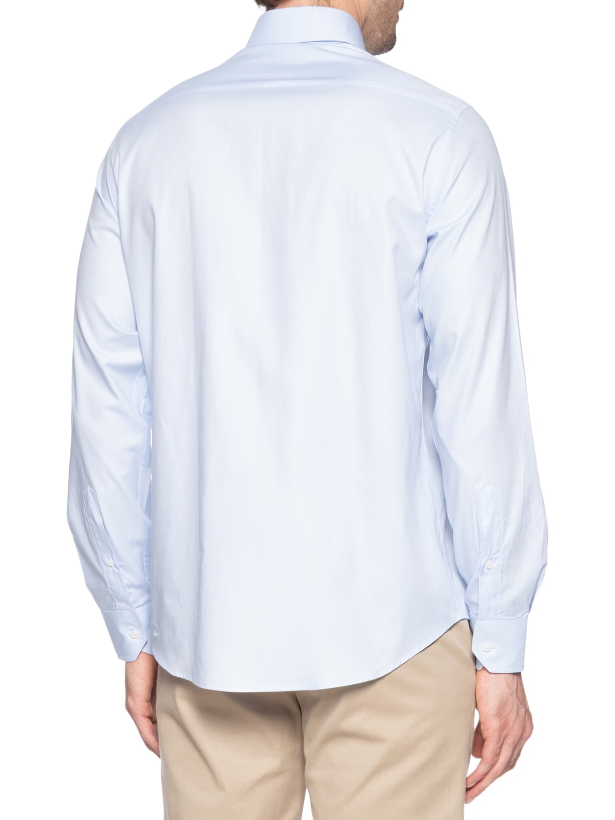 Camisa Masculina Social Pima Cotton Ml Azul Paramount Alfaiataria