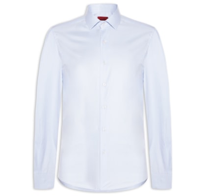Camisa Masculina Social Pima Cotton Ml - Azul